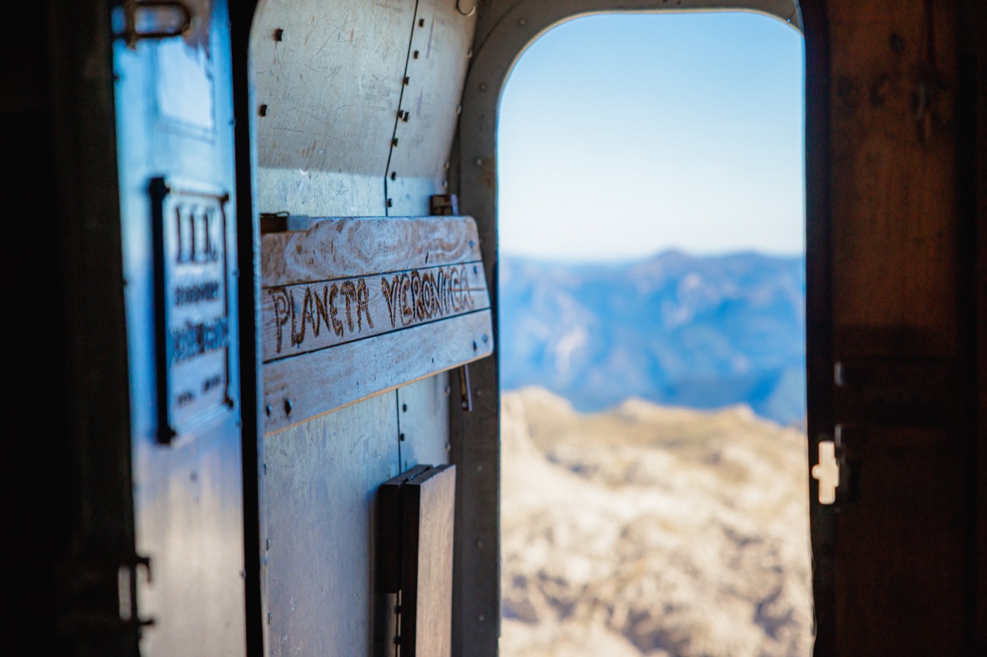 Vista de Picos de Europa desde la puerta de Cabaña Verónica